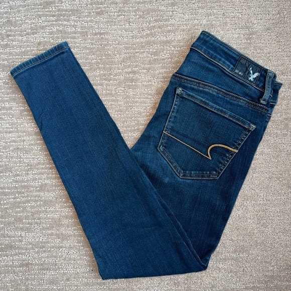 AE Ne(x)t Level Low-Rise Skinny Super Stretch Jegging Size 6 Regular - Picture 11 of 11